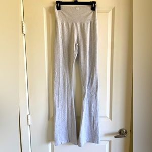 Gray Priscilla flare leggings from Brandy Melville